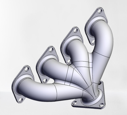 Manifold de moteur industriel optimisé - Mekadd