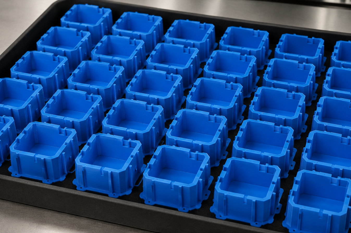 Petite série de pièces techniques en PETG imprimées en FDM - Mekadd