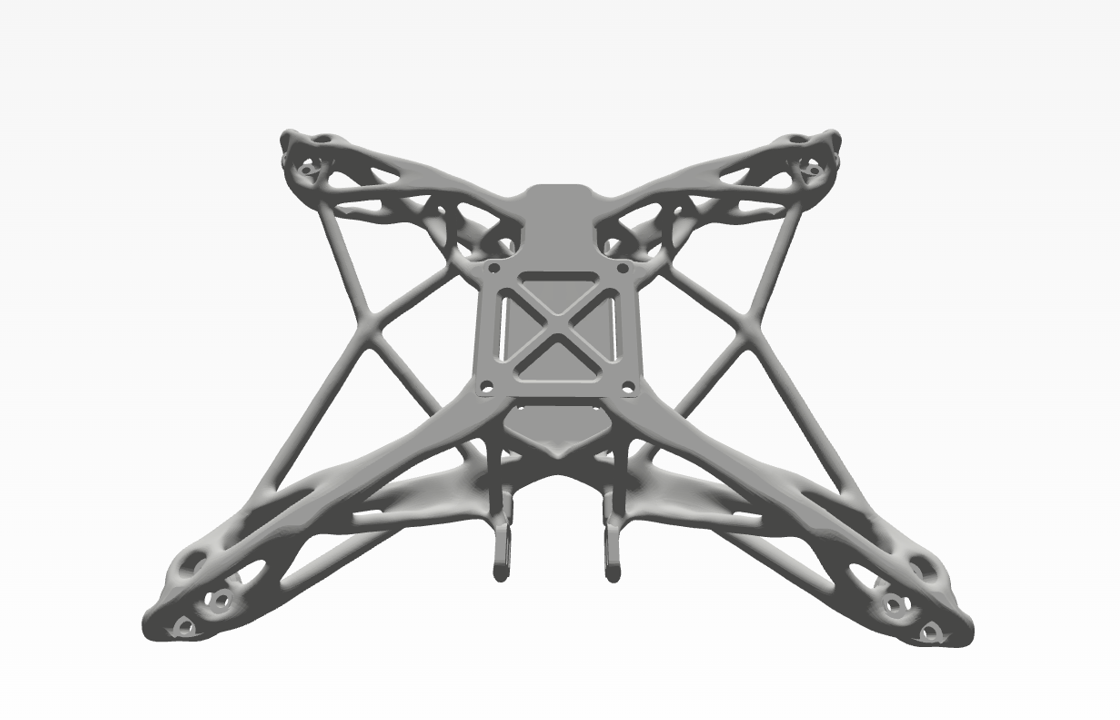 Structure de drone optimisée par optimisation topologique - Mekadd